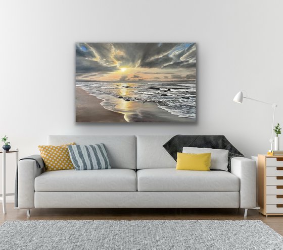 Ocean in the evening