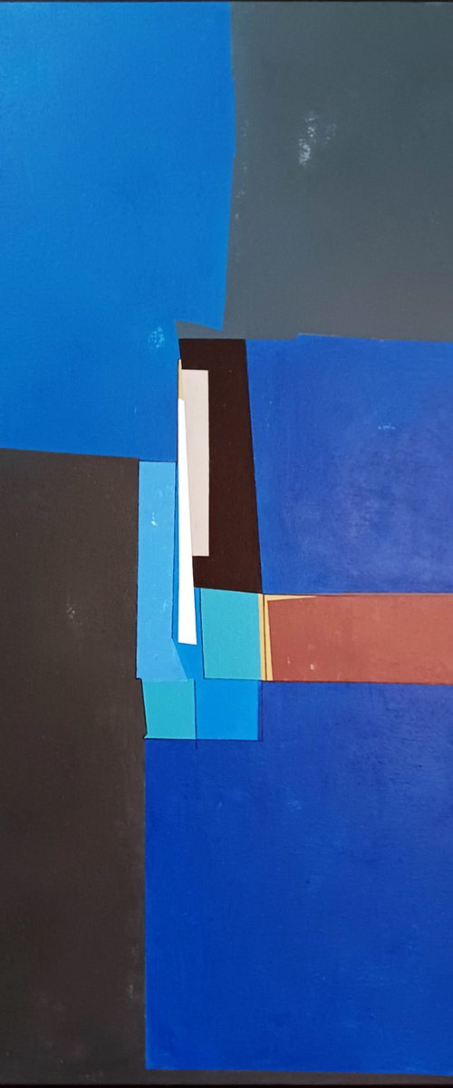 Blue composition IV by Luis  Medina