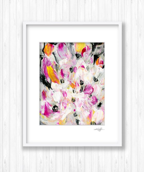 Tranquility Blooms 39 - Flower Painting by Kathy Morton Stanion