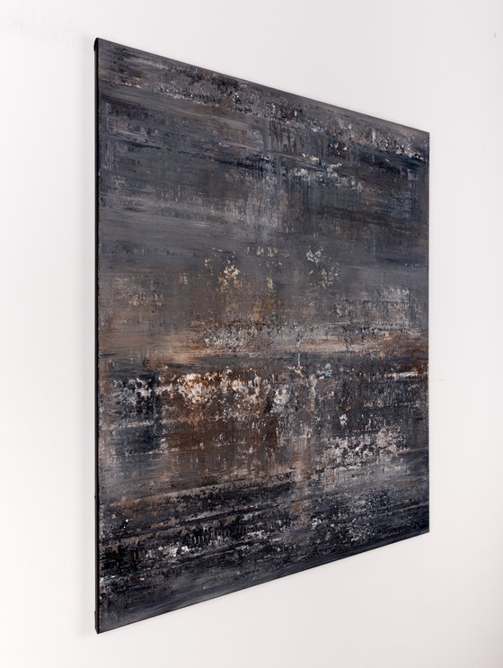 Black abstract painting CF401 Painting
