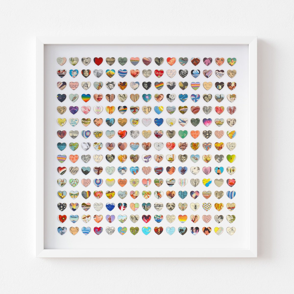 Geometric Landscape Collage By Amelia Coward, 33 X 33, Everything In Between, Original Artwork