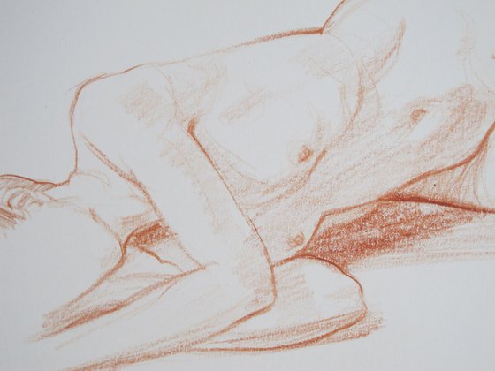 Reclining female nude