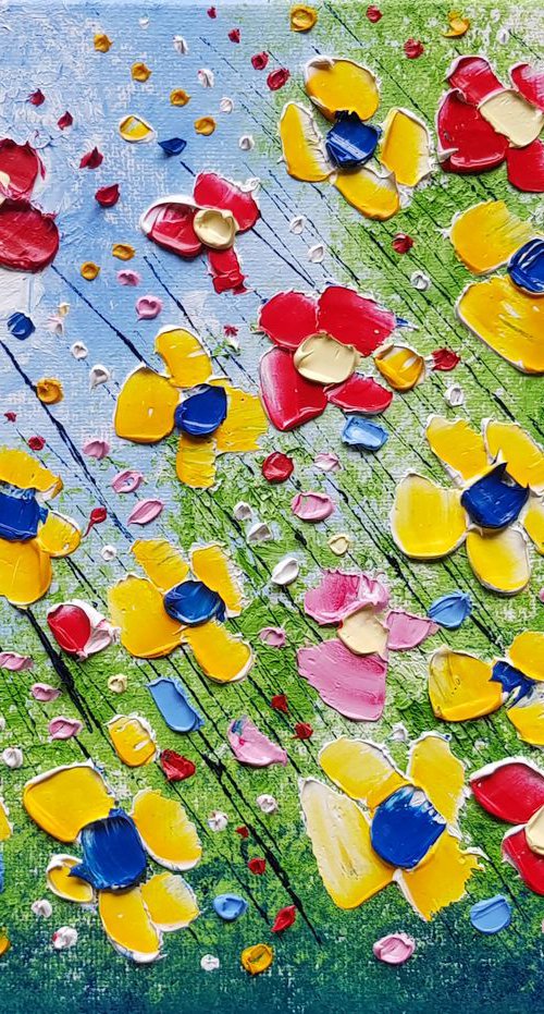 "Spring Meadow Flowers in Love" by Phil Broad