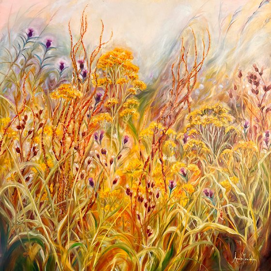 Meliorism- wild Flower Meadow painting