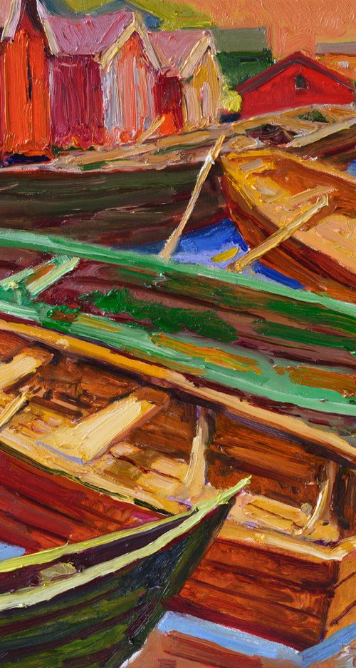 The Boats of the North by Suren Nersisyan