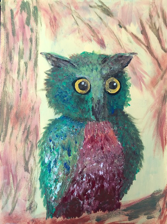 SOLD-Scrappy The Owl