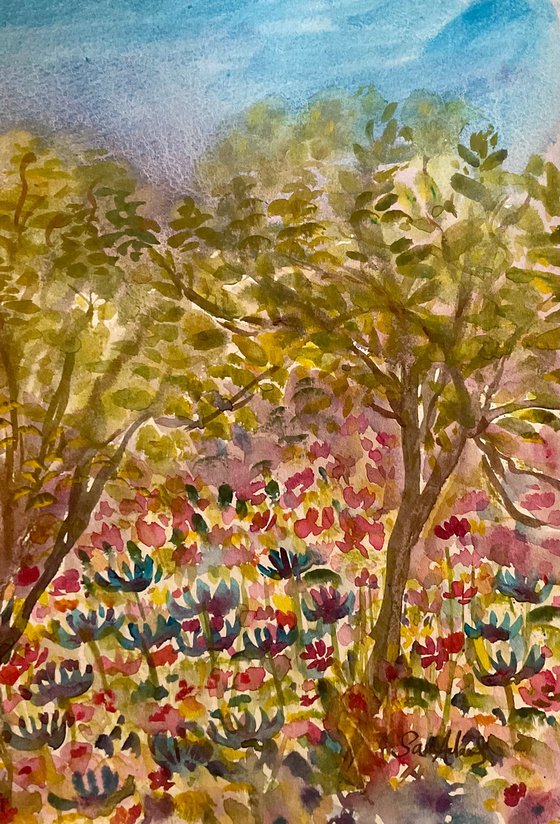 Flower orchard