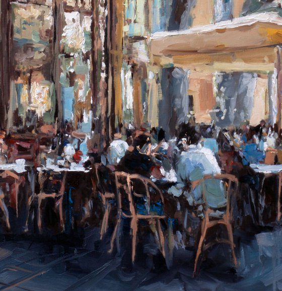 Summer Evening on Rue Cler.