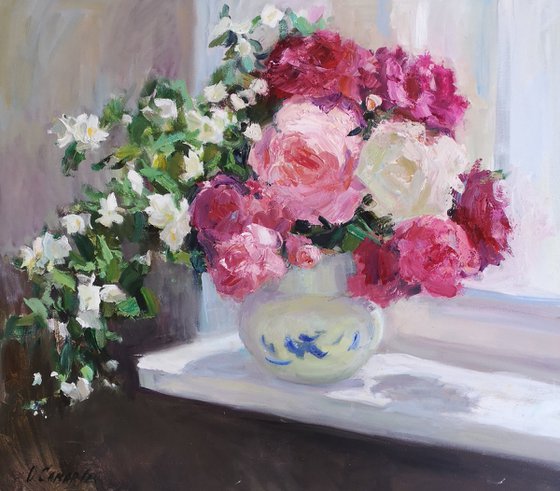 Peonies and Jasmine