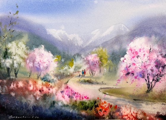 Spring Sonata (Diptych)