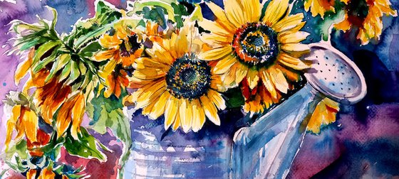 Sunflowers still life II