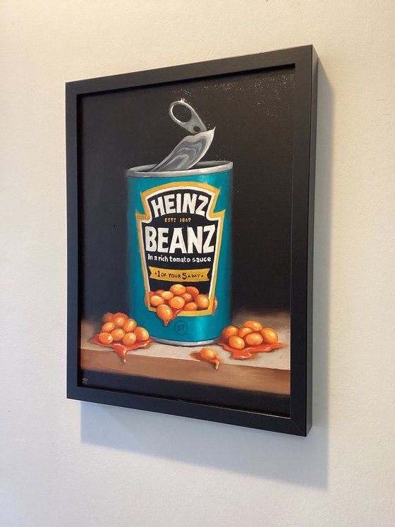 Large Tin Of Baked beans  still life