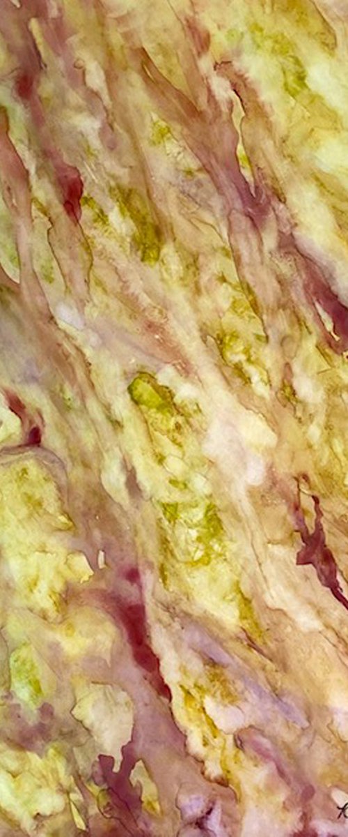 Marble Veins Abstract by Rosie Brown