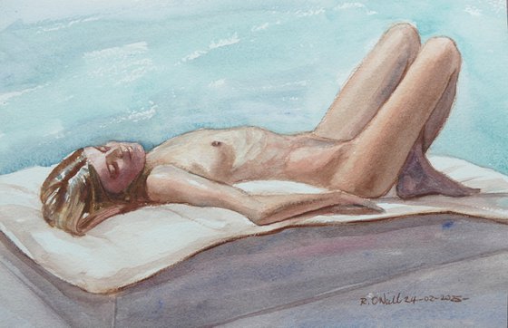 Reclining female nude