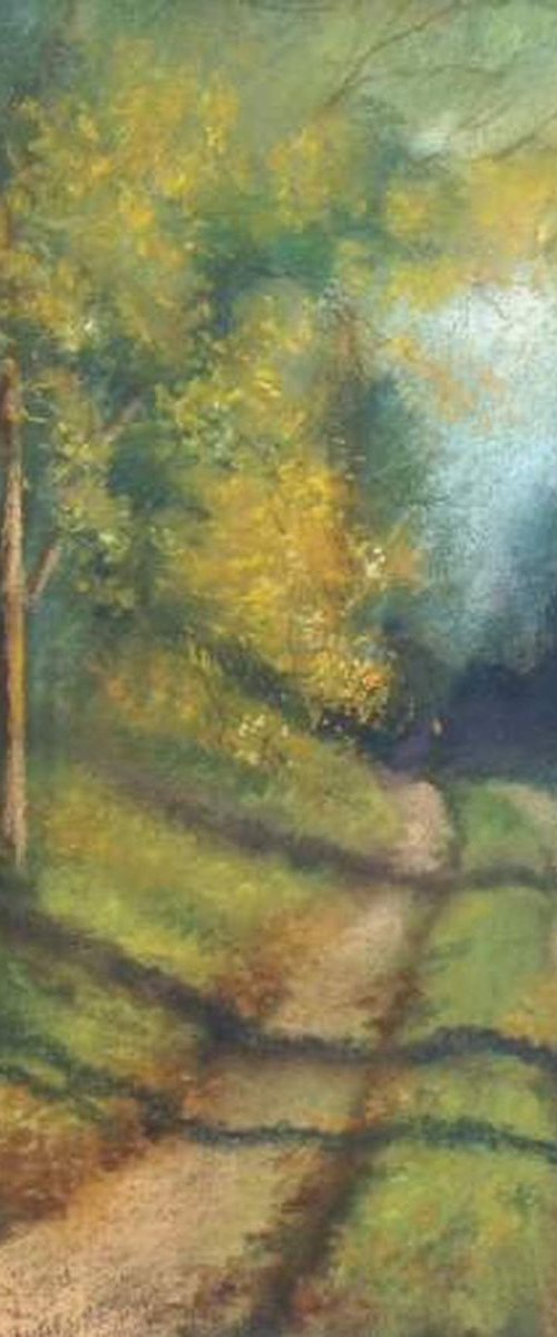 EARLY AUTUMN WALK by BARBARA  HARLOW