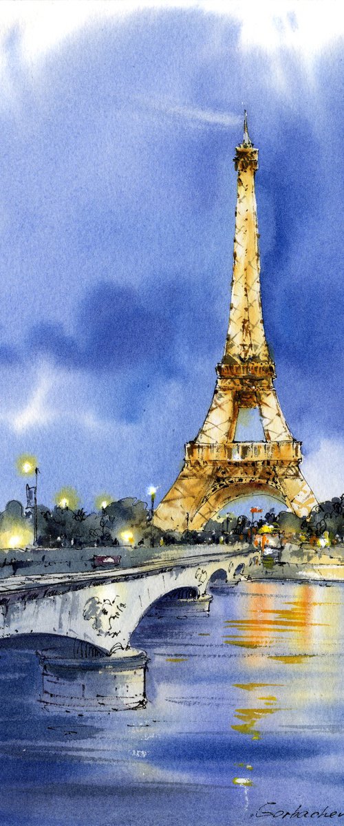 Paris Lights by Eugenia Gorbacheva