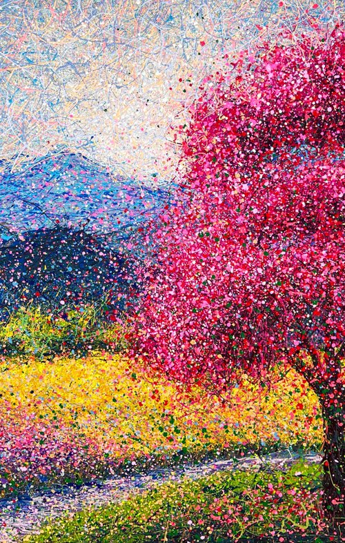 Happiness Scattered Along the Path by Nadiia Antoniuk