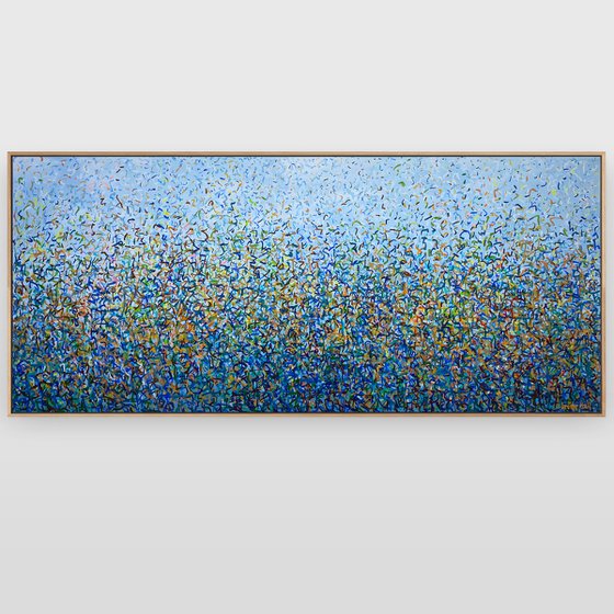 Leura Bush Dance 152 x 66cm acrylic on canvas