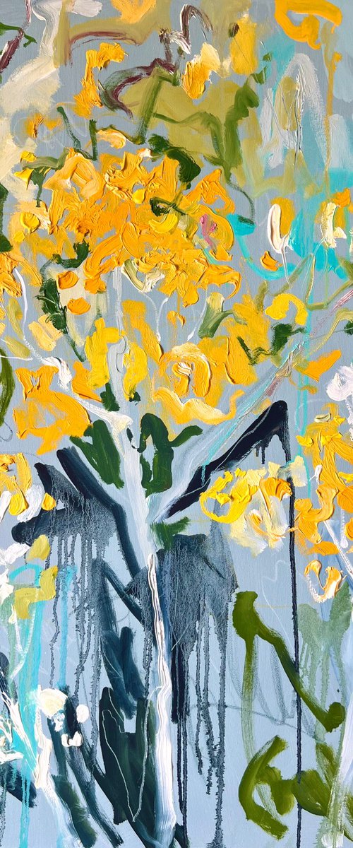Yellow Flowers by Ole Karako