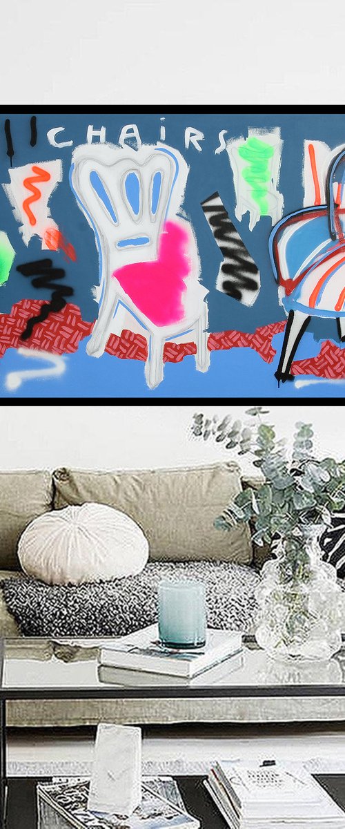 Chairs  180 X 70 CM / 70,86 х 27,55 inch by V. Lishko