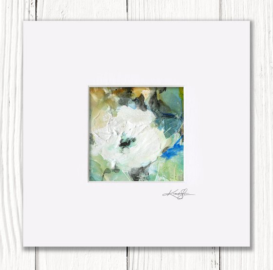 Floral Delight 22 - Textured Floral Abstract Painting by Kathy Morton Stanion