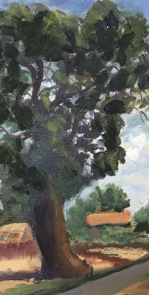 A lane in Norfolk by Julian Lovegrove Art