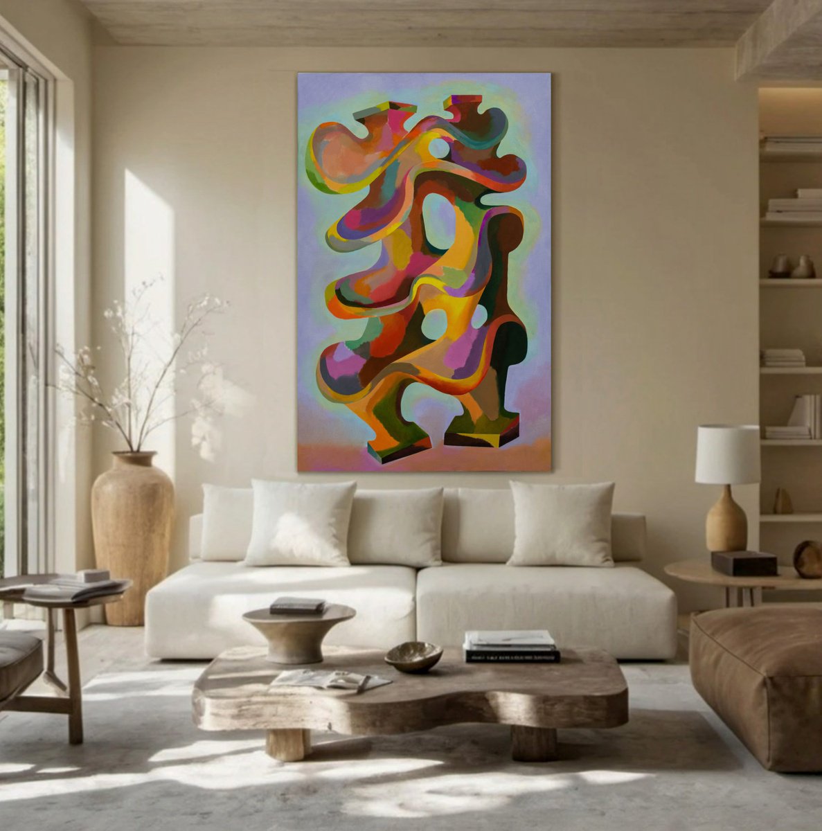 Expressive Oil Painting , Spring Waves Of Imagination By Ivan Stoyanov, 39 X 59, Artwork For Sale On Artfinder