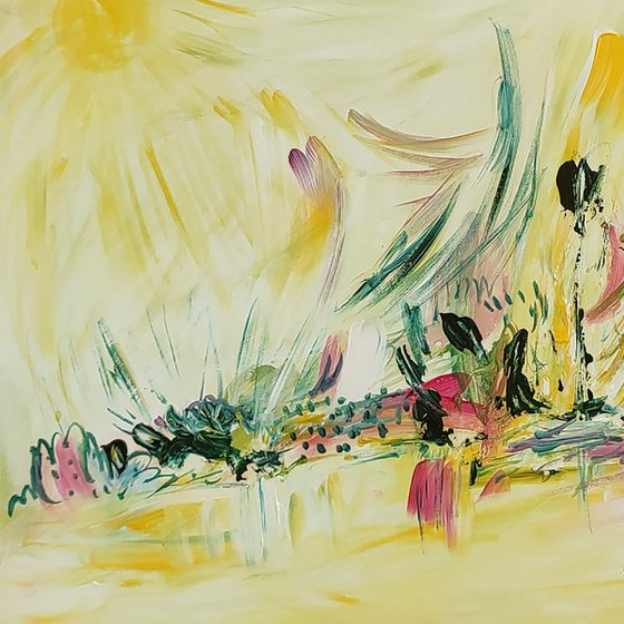 Un soleil étincelant