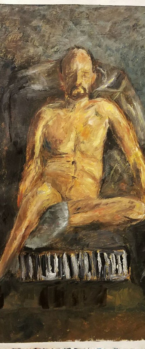 Sitting Man by Jake Nordstrum