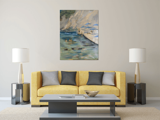 Quiet Waters at the Cliffside