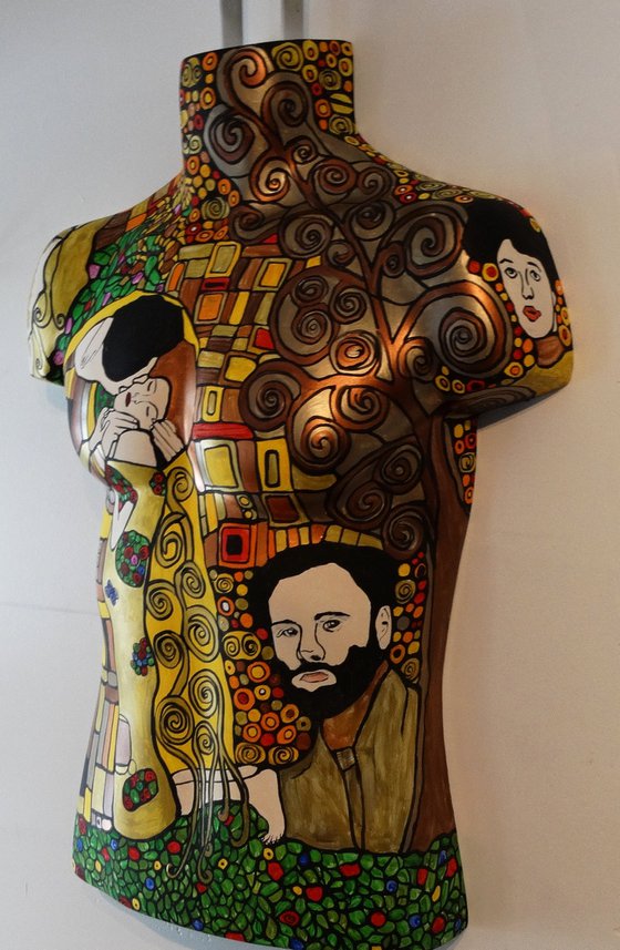 Mannequin art -Klimt torso