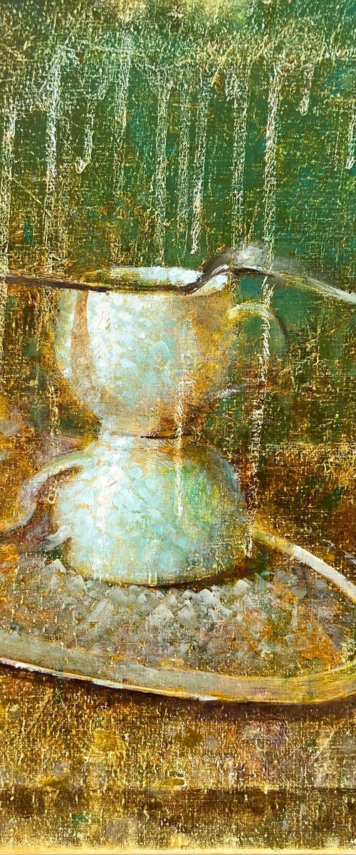 Rustic Coffee Cups by Yulia Odukalets