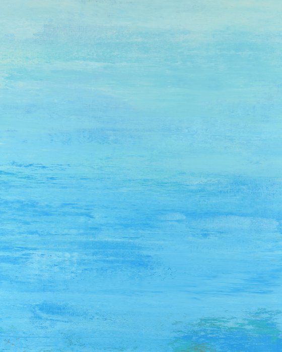 Soft Blues - Modern Abstract Seascape