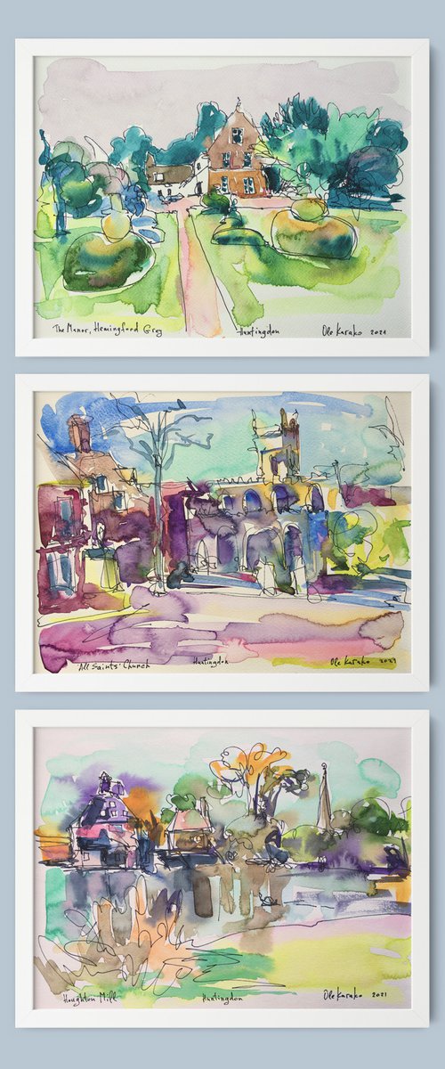 Huntingdon Triptych by Ole Karako