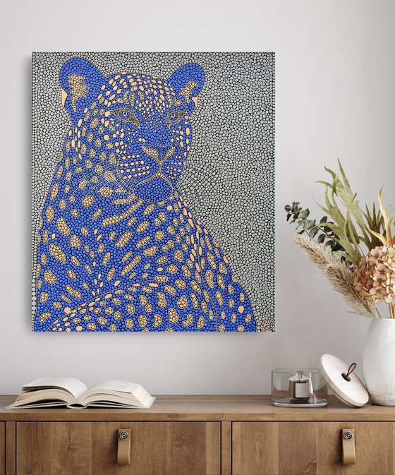 Golden Blue Leopard