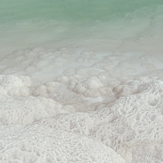 Dead Sea. Salt