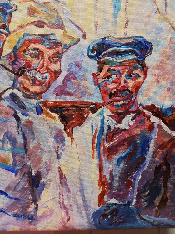 Sailors Taking a Break