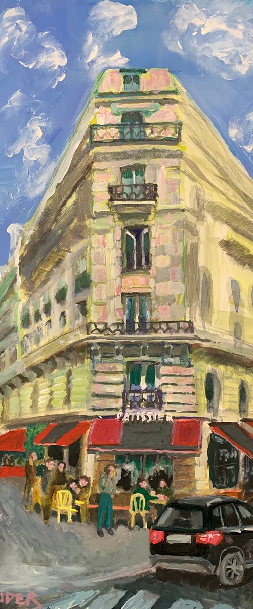 Cafe In Paris “Montmatre” by Ryan Louder
