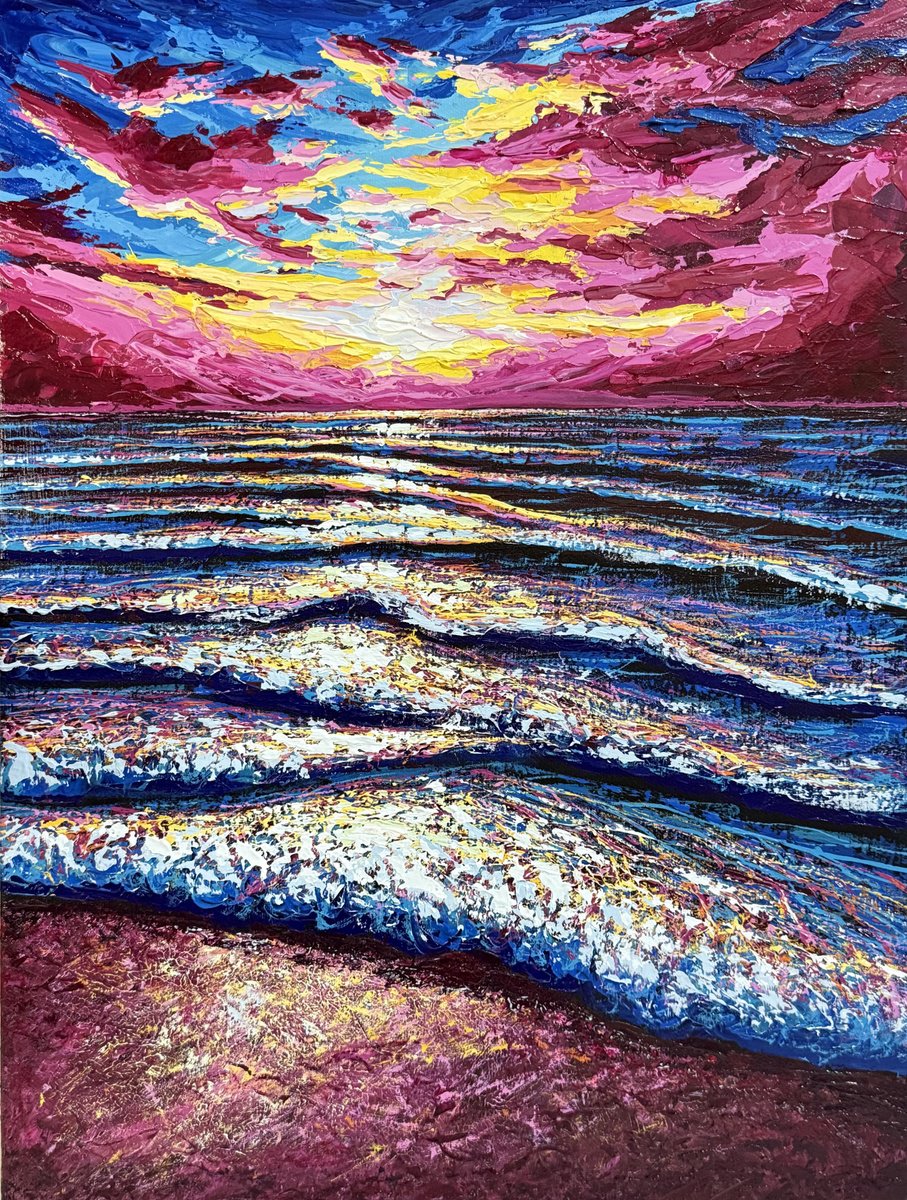 Vanilla Sunset By Elena Adele Dmitrenko, 18 X 24, Artwork For Sale On Artfinder