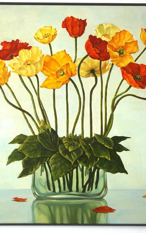 Still life with flowers by Marina Popkova-Sologub