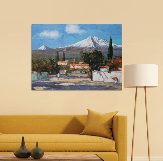 Ararat from the Village