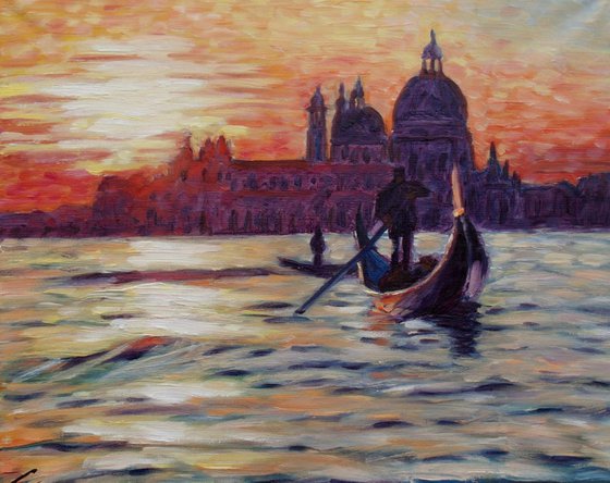 Sunset in Venice