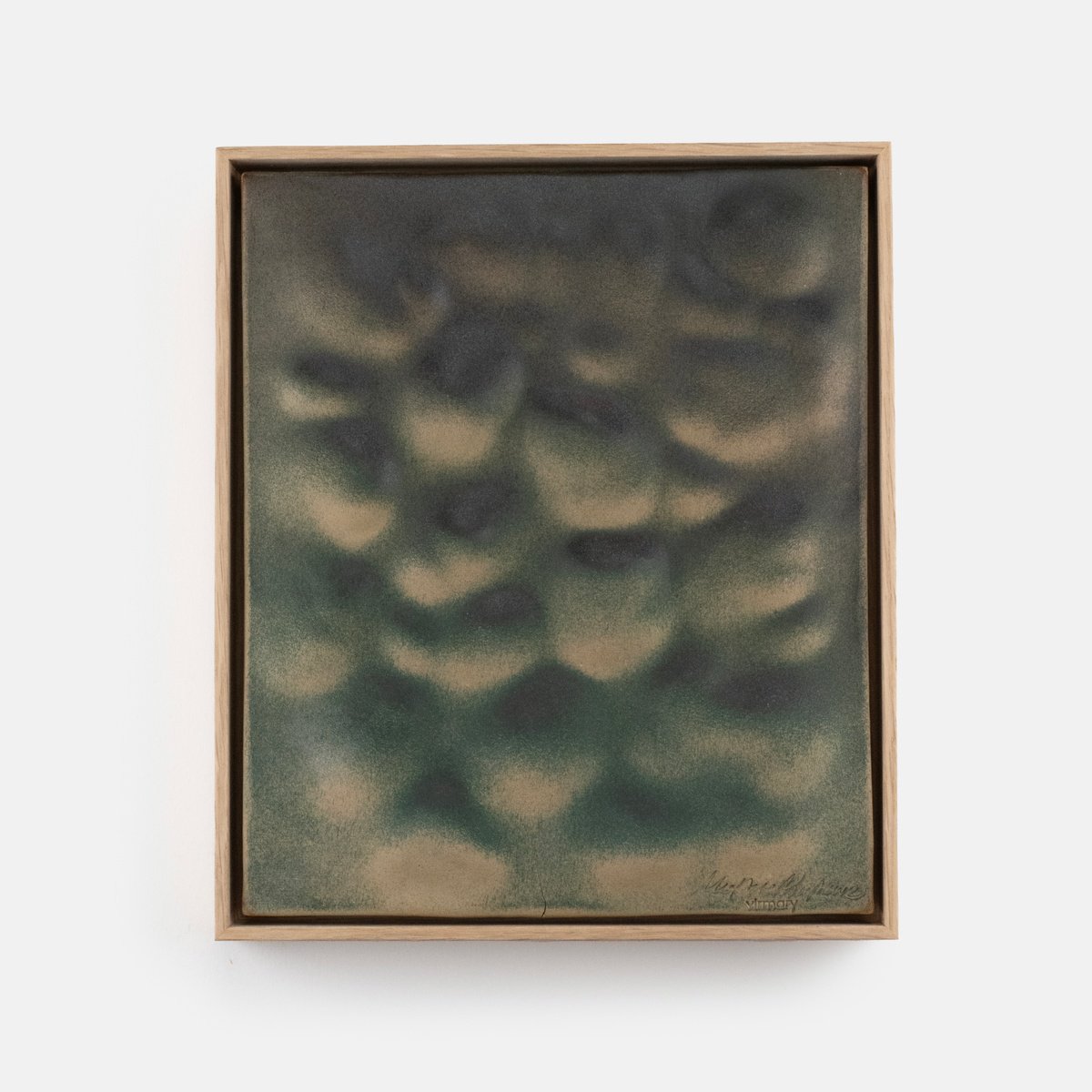 Expressive Abstract Clay Sculpture By Maryia Virshych, 10 X 12", Terra Cognita. Grasslands, Original Artwork