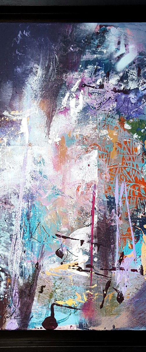 the series " Beyond the Inside " / " On the other side of lost Nirvana " sublime mindscape by romanian painter O KLOSKA ONEIRIC ART by Kloska Ovidiu