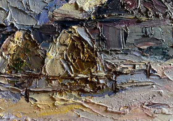 Winter Village Evening