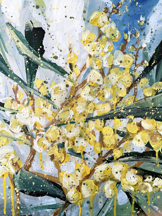 Sparkle and Shine - Golden Wattle By HSIN LIN