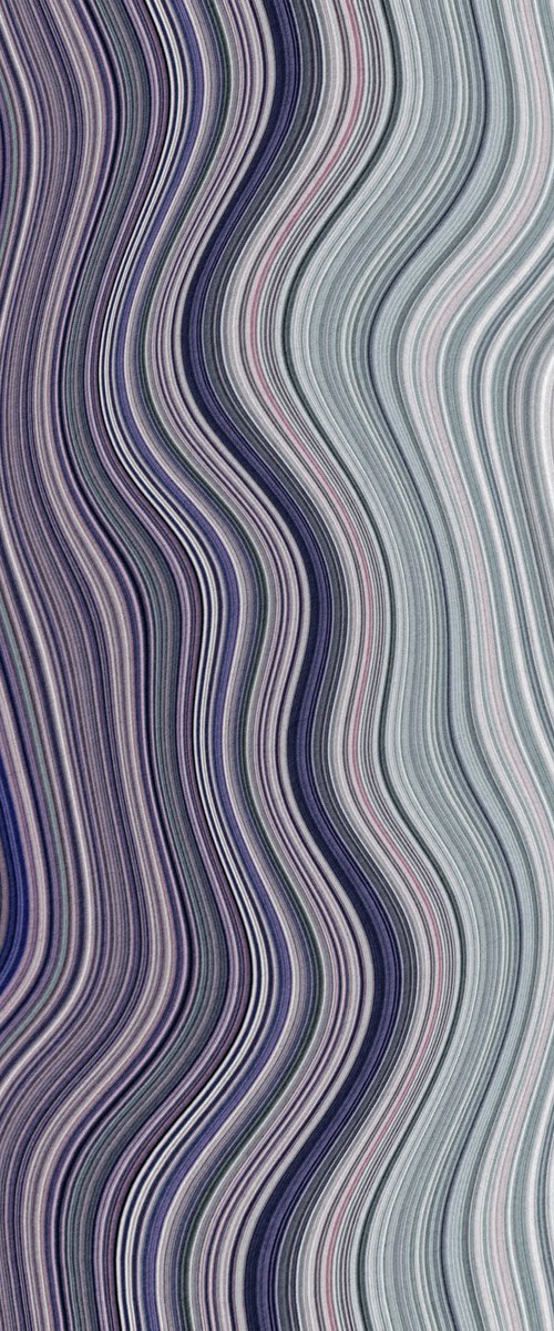 Wavy lines 6 by Lidiya Dmitrieva