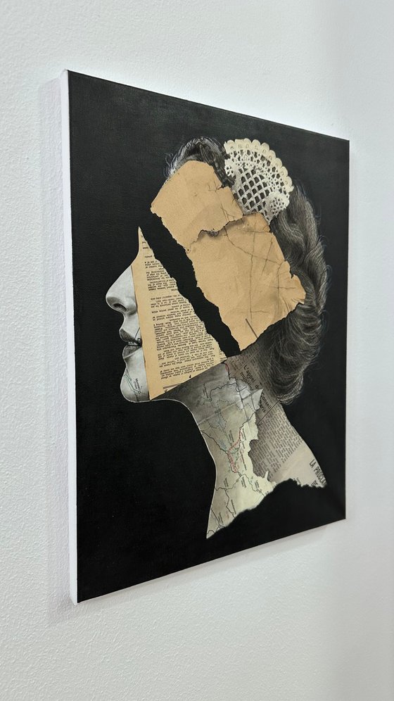 Fragmented Queen Victorian Memory Portrait