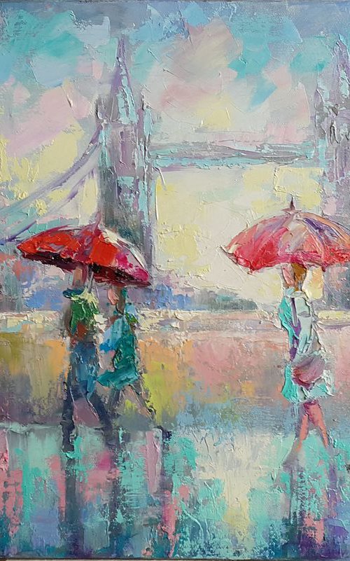 London after the rain by Anastasia Kozorez