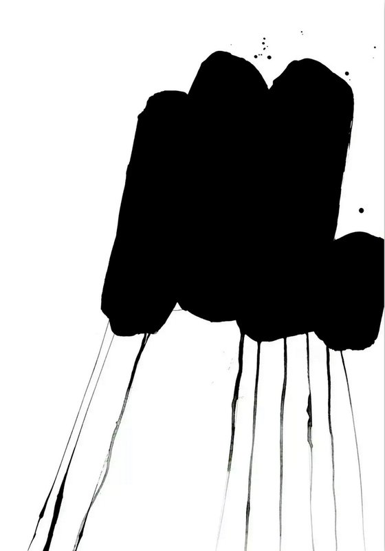 2 Original Acrylic Ink Artworks.